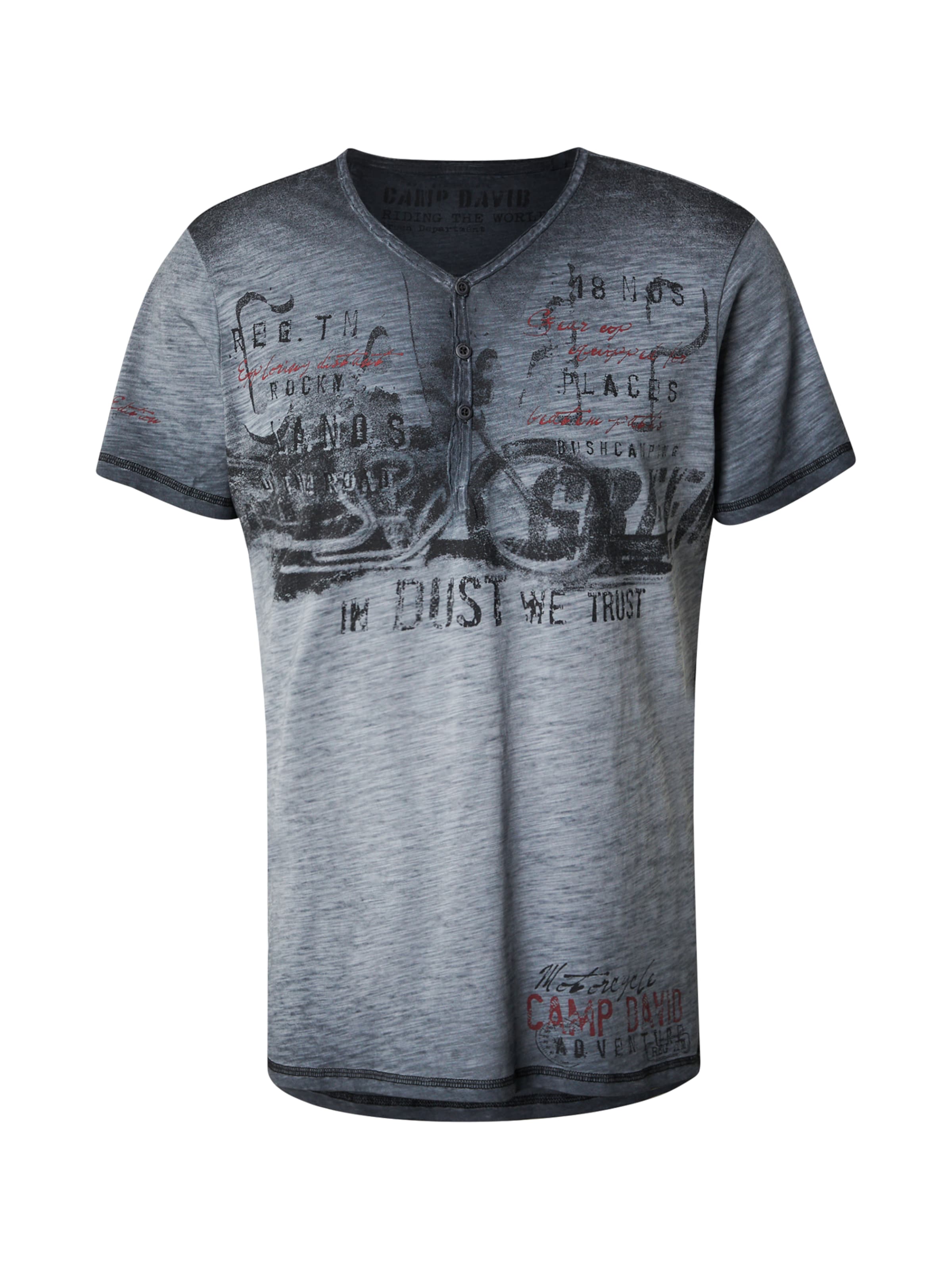 CAMP DAVID Shirt in Blue: front