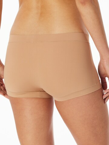 SCHIESSER Skinny Trousers ' Unique Micro ' in Beige