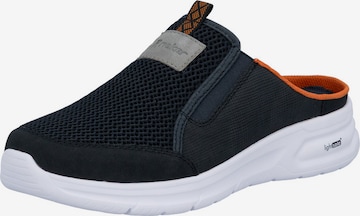 Rieker Mules in Blue: front