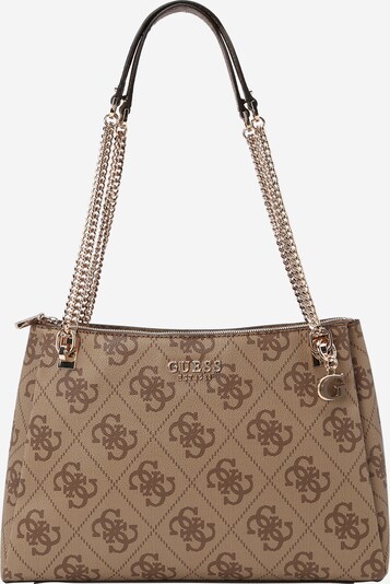 GUESS Shoulder bag 'Eliette' in Dark beige / Brown / Gold, Item view