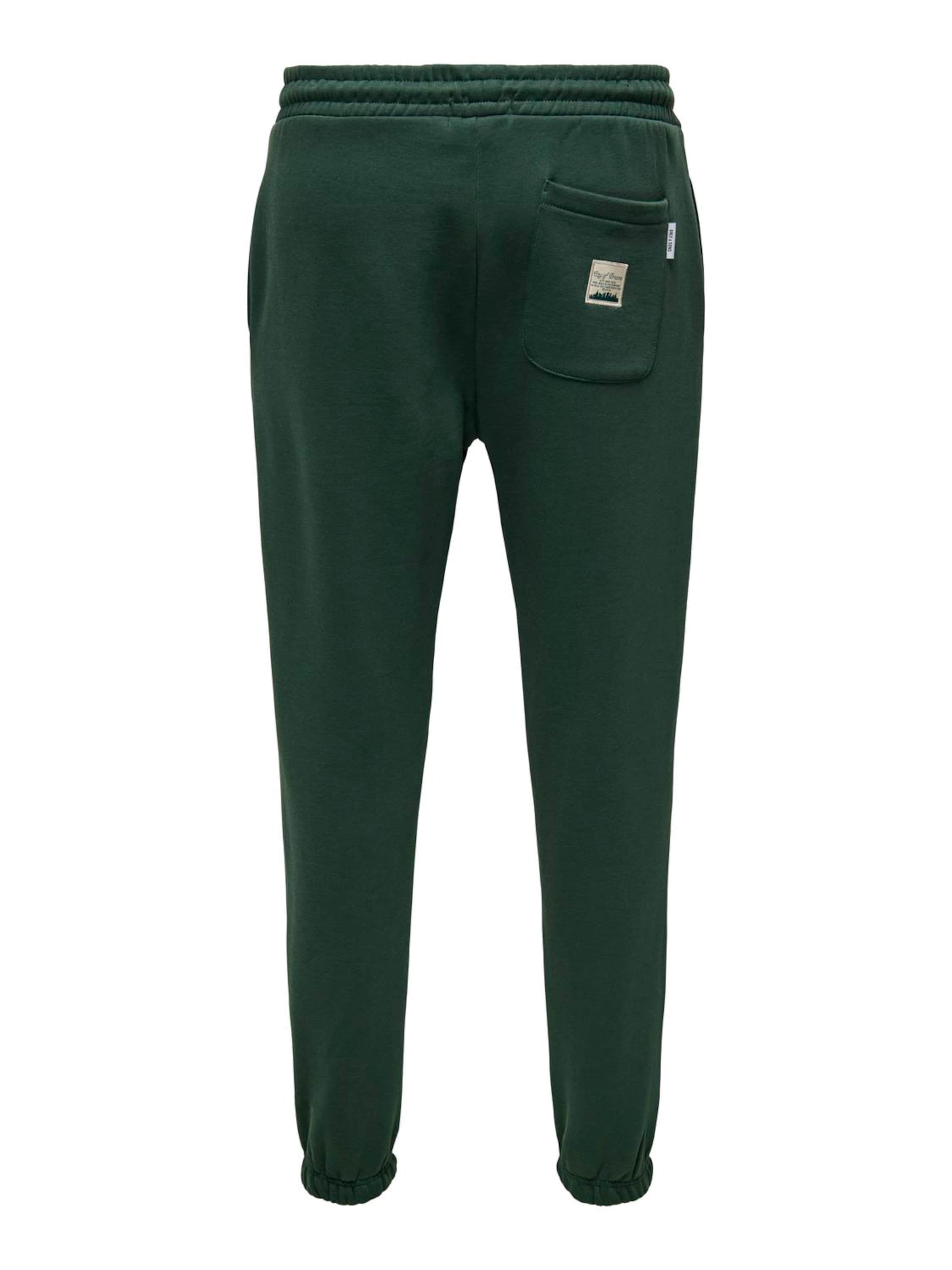 Only & Sons Tapered Nadrág 'ONSRILEY' - zöld