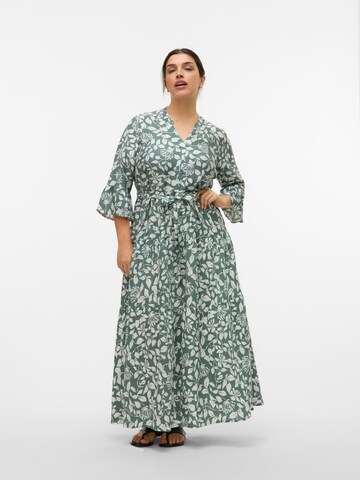 Robe-chemise 'VERA' Vero Moda Curve en vert
