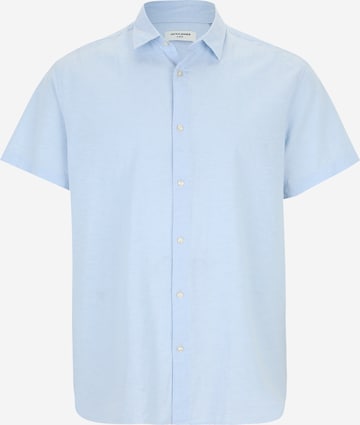 Camicia 'JJEBreeze' di Jack & Jones Plus in blu: frontale