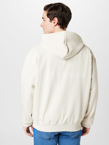 Pegador Zip-Up Hoodie in Beige