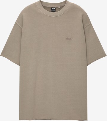 Pull&Bear Shirt in Brown: front