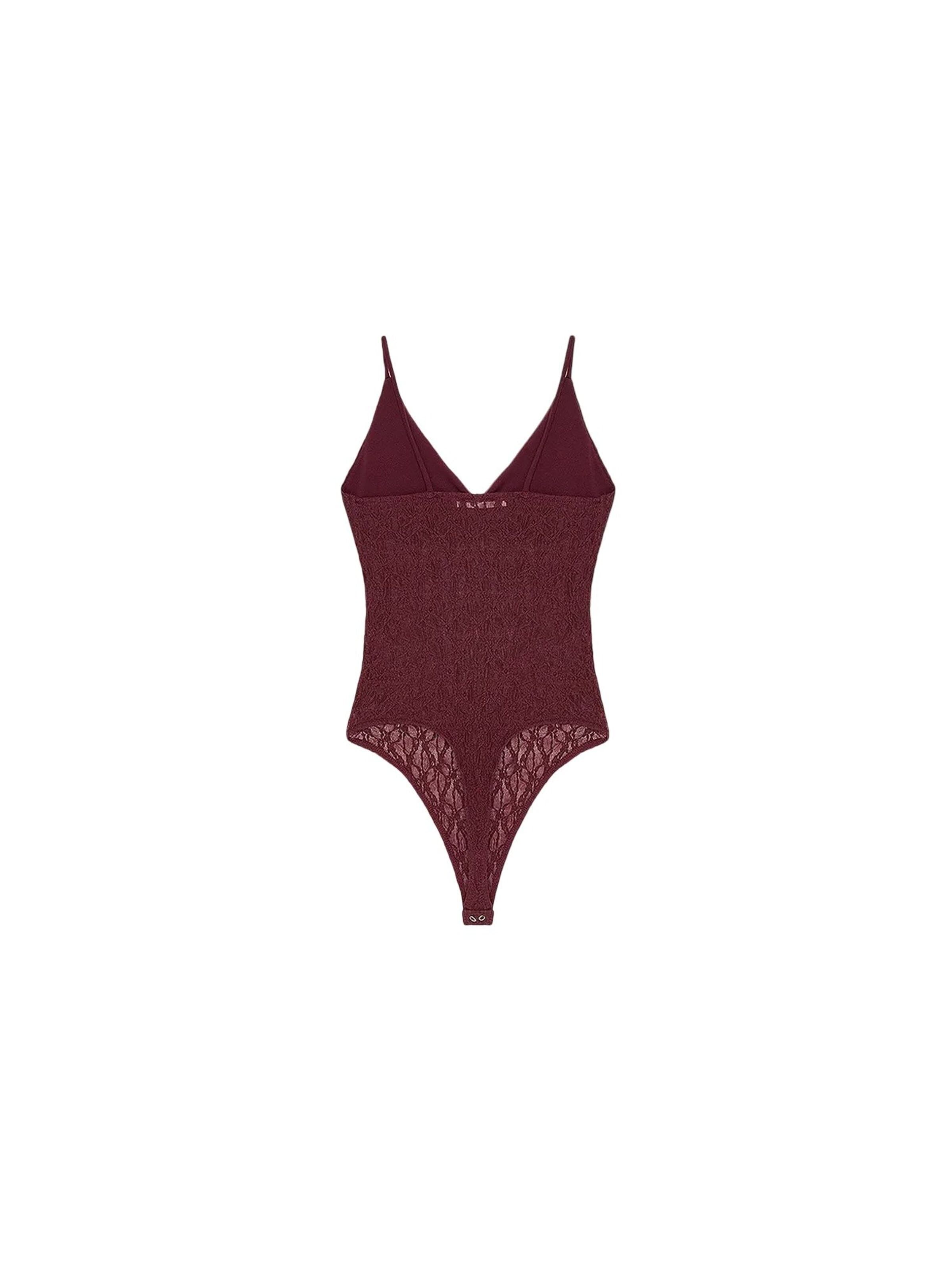 Dilvin Bodysuit 'Blusen' in Red