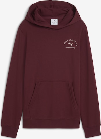 Sweat PUMA en rouge : devant