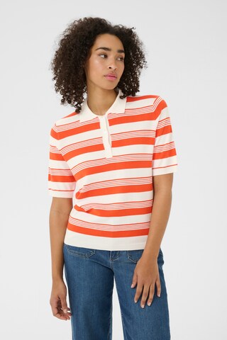 Pull-over 'KALizza' Kaffe en orange : devant