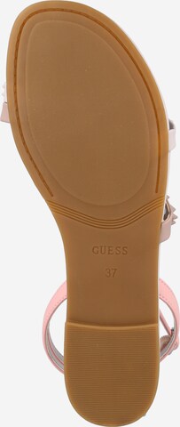 Sandales à lanières 'TEAGIN' GUESS en beige