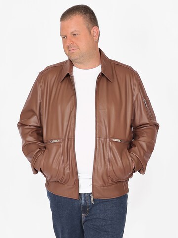 JCC Tussenjas in Bruin: voorkant