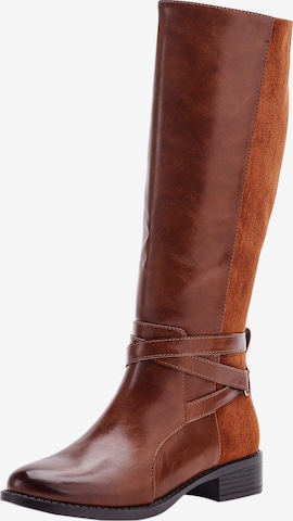 Elara Laarzen in Bruin: voorkant