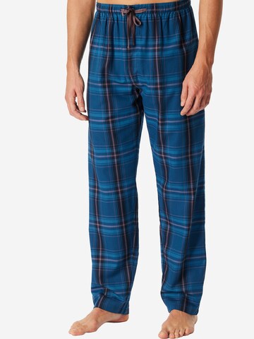 SCHIESSER Pyjamabroek 'Mix + Relax' in Blauw: voorkant