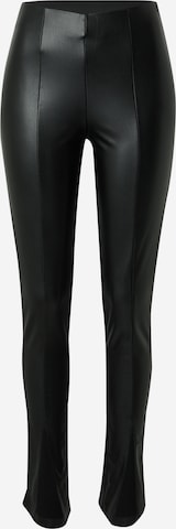 Coupe slim Leggings 'PAPAYA' ONLY en noir : devant