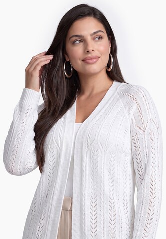 Cardigan faina en blanc