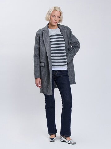 Influencer Pullover in Grau
