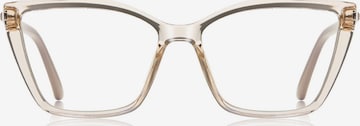 VEYREY Glasses 'Damen Cat-eye Blaulichthemmende Brillen Für Frauen Techale' in Gold: front