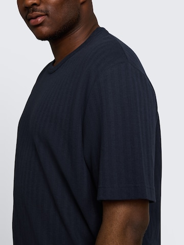TOM TAILOR Men + T-Shirt in Blau