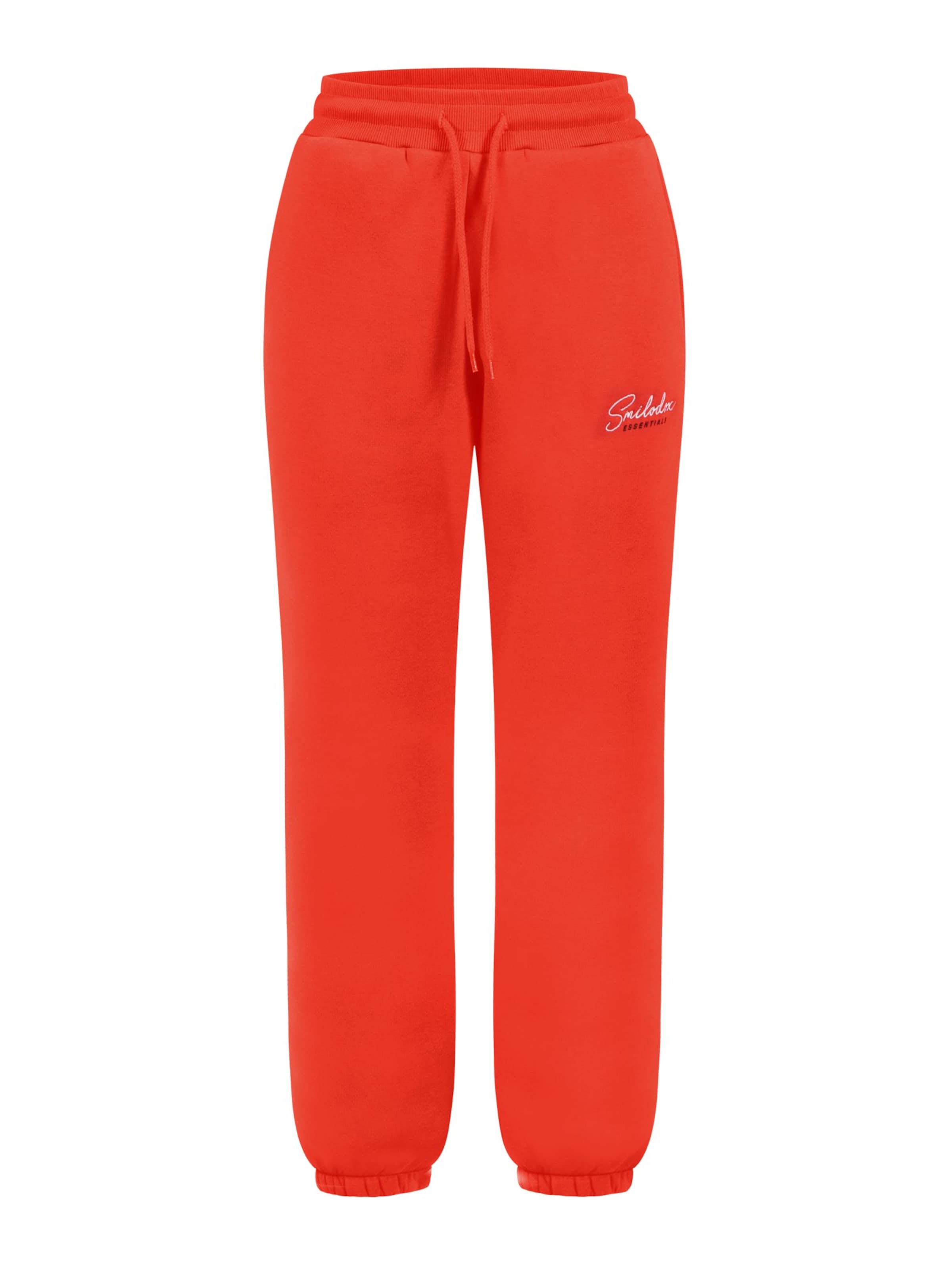 Smilodox Regular Broek in Rood: voorkant
