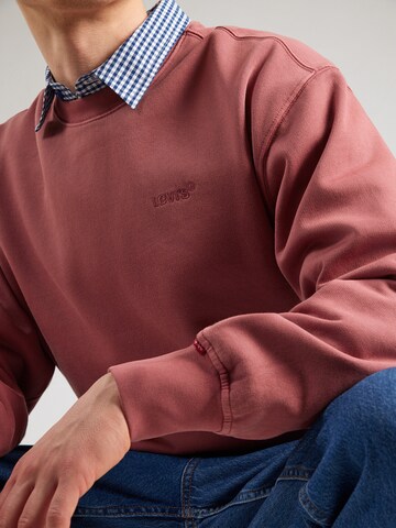 LEVI'S ® Sweatshirt 'AUTHENTIC' in Rood