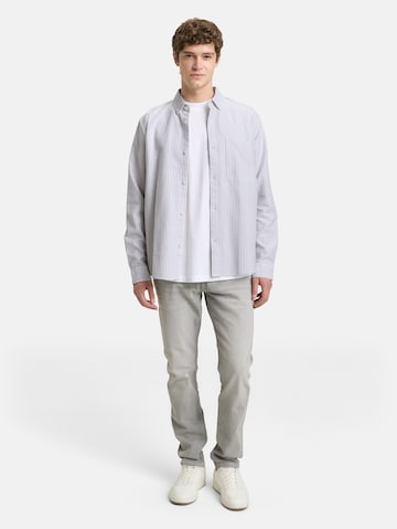 TOM TAILOR DENIM Comfort fit Overhemd in Wit