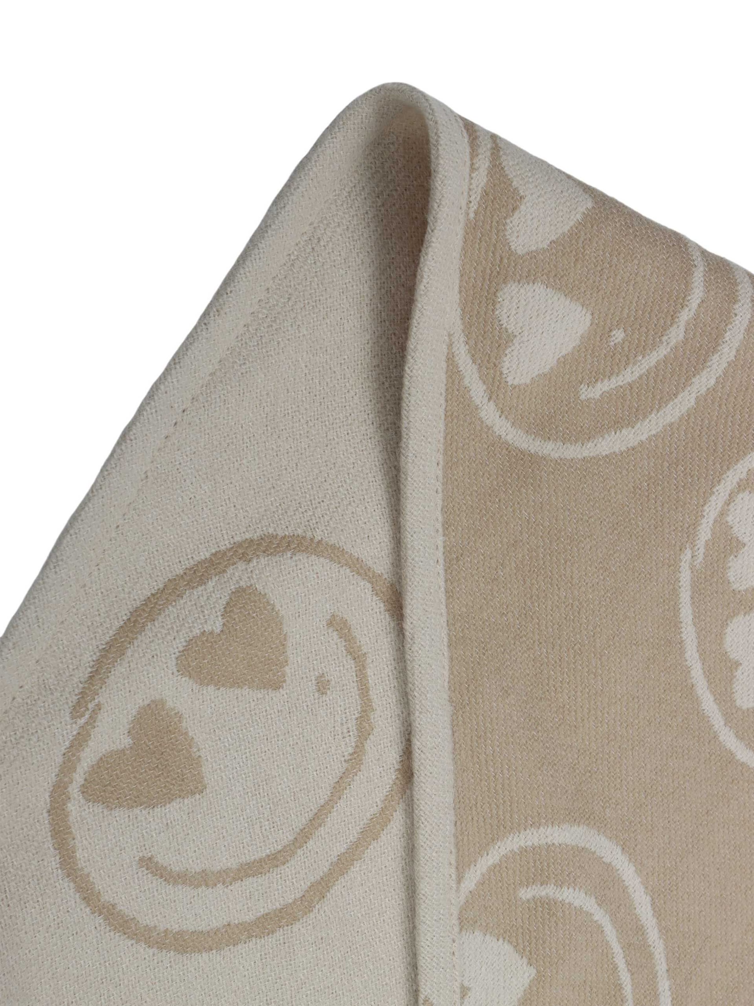 SAMAYA Tuch 'Smiley' in Beige