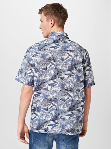 ABOUT YOU Regular fit Button Up Shirt 'Arthur' in Blue