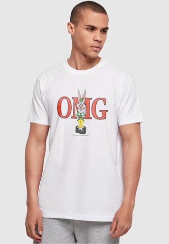ABSOLUTE CULT T-Shirt 'Bugs Bunny - Buddy Elf Costume' in Weiß: Vorderseite