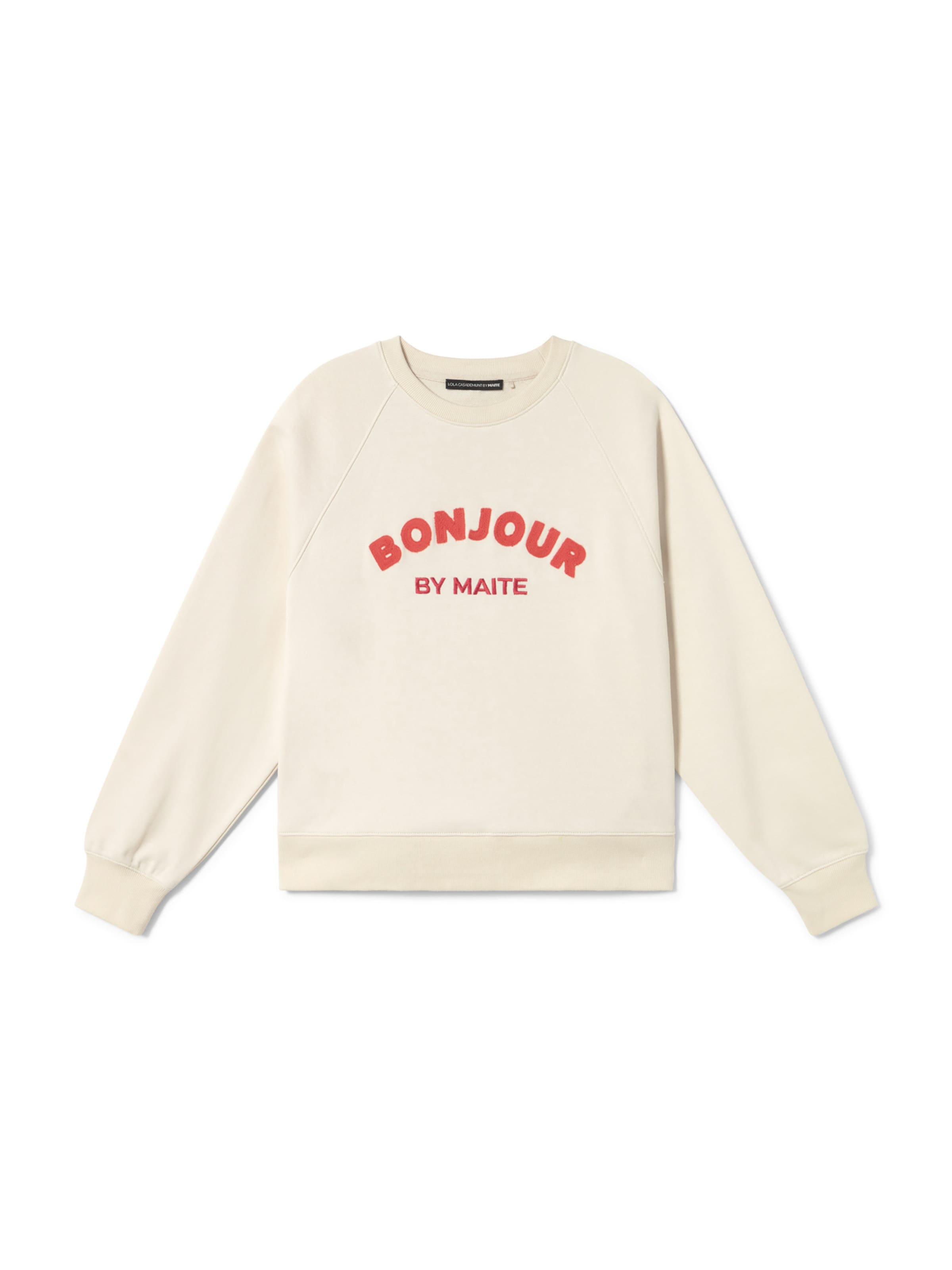 Sweat-shirt Lola Casademunt en blanc : devant