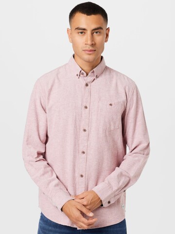 TOM TAILOR Comfort Fit Hemd in Rot: Vorderseite