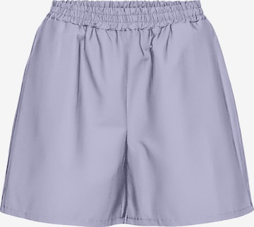 Noisy May Curve Regular Pants in Purple: front