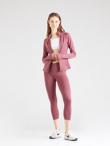 Bally Skinny Workout Pants in Purple: front