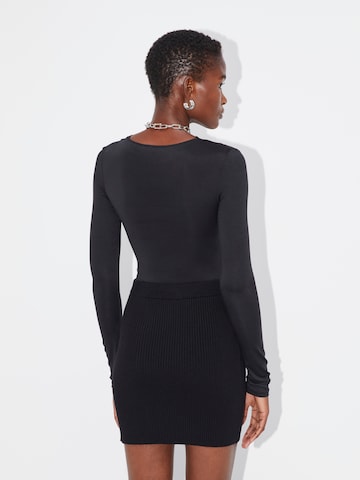 LeGer by Lena Gercke Shirtbody 'Jamira' in Schwarz