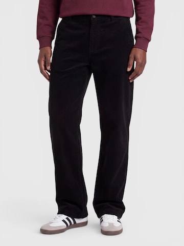 Regular Pantalon everly® en noir : devant