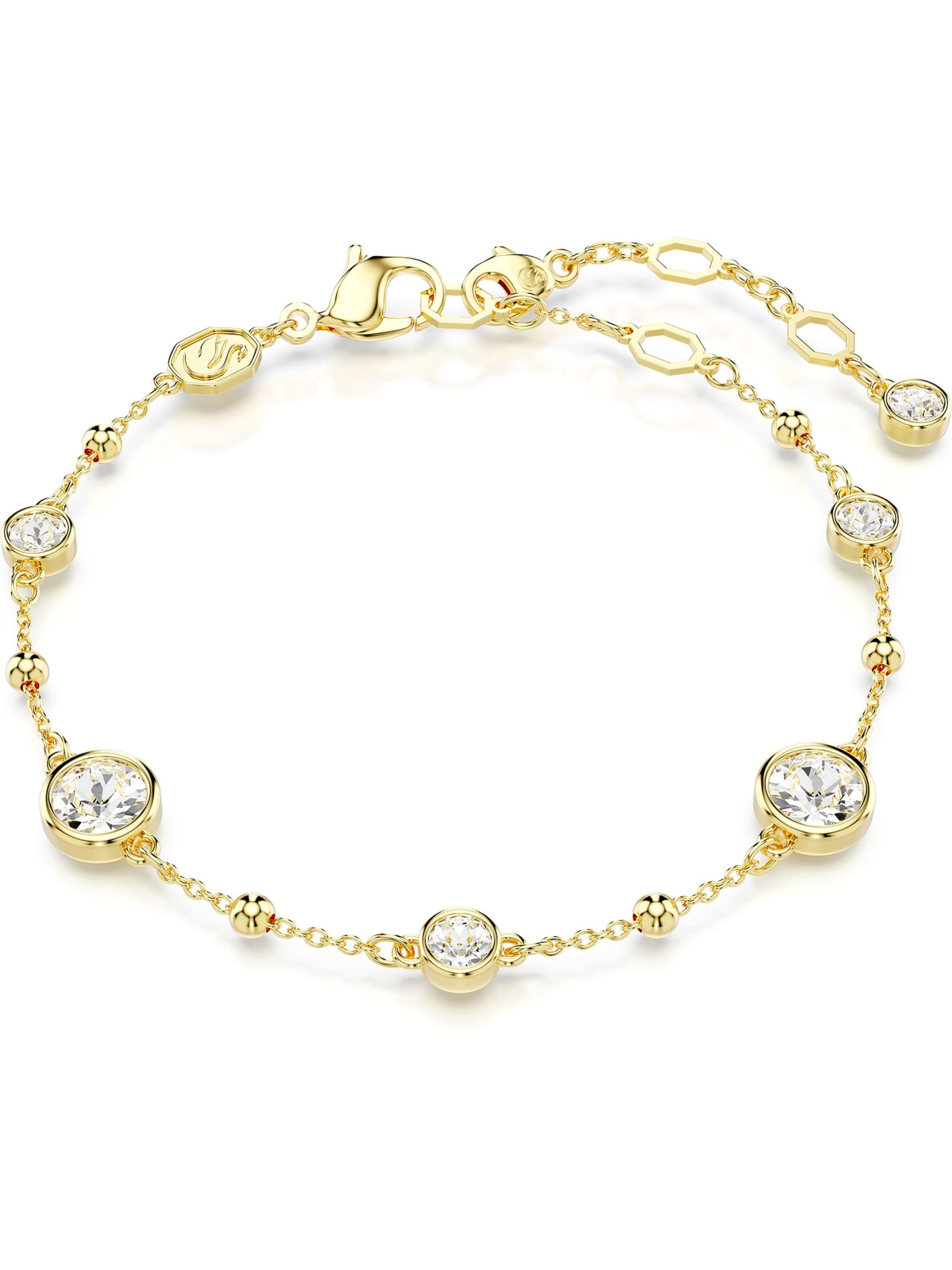 Swarovski Bracelet in Gold: front