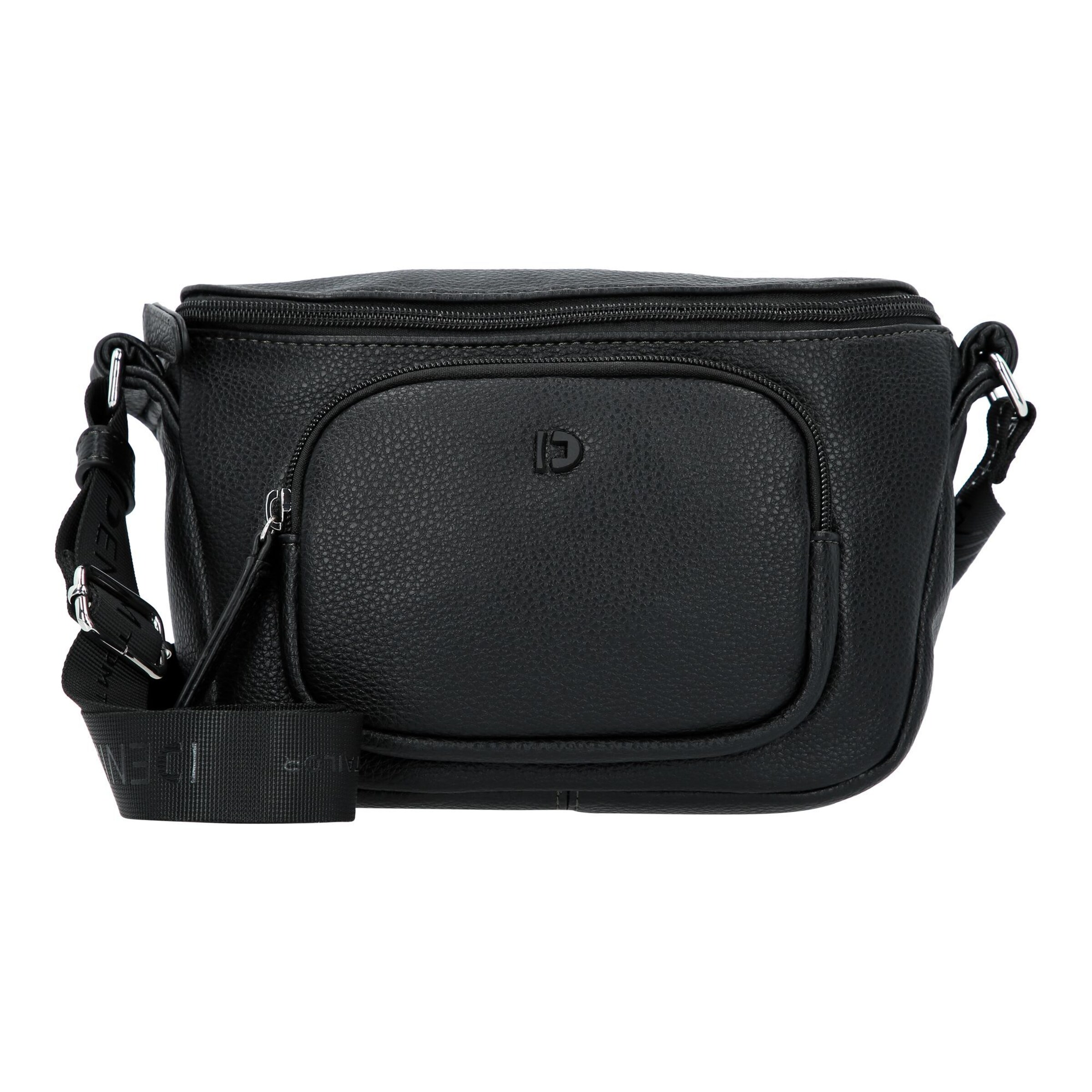 Sac à bandoulière 'Fara' TOM TAILOR DENIM en noir : devant