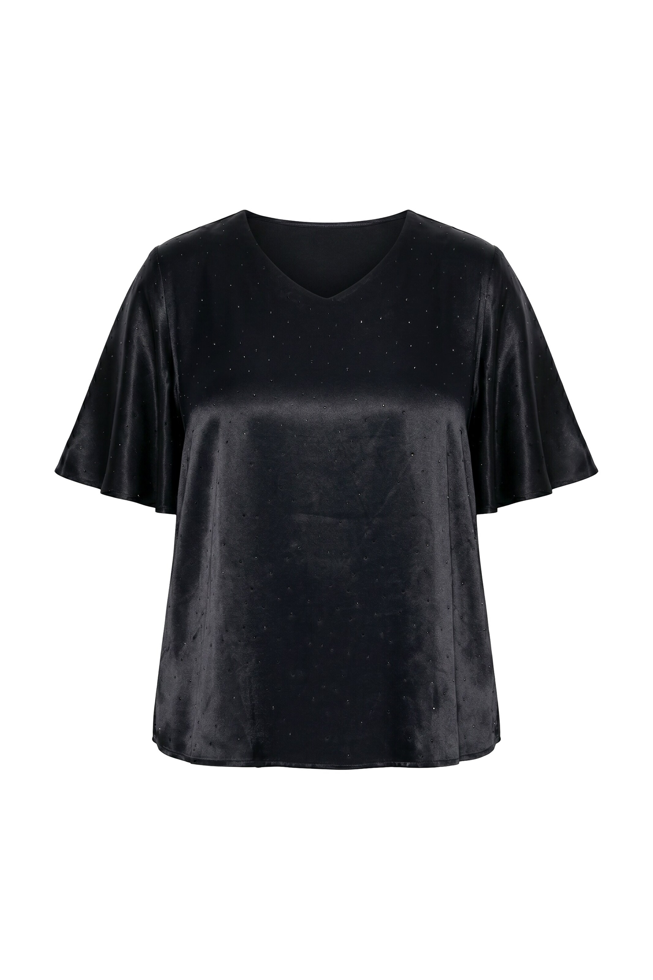 Ulla Popken Blouse in Black: front