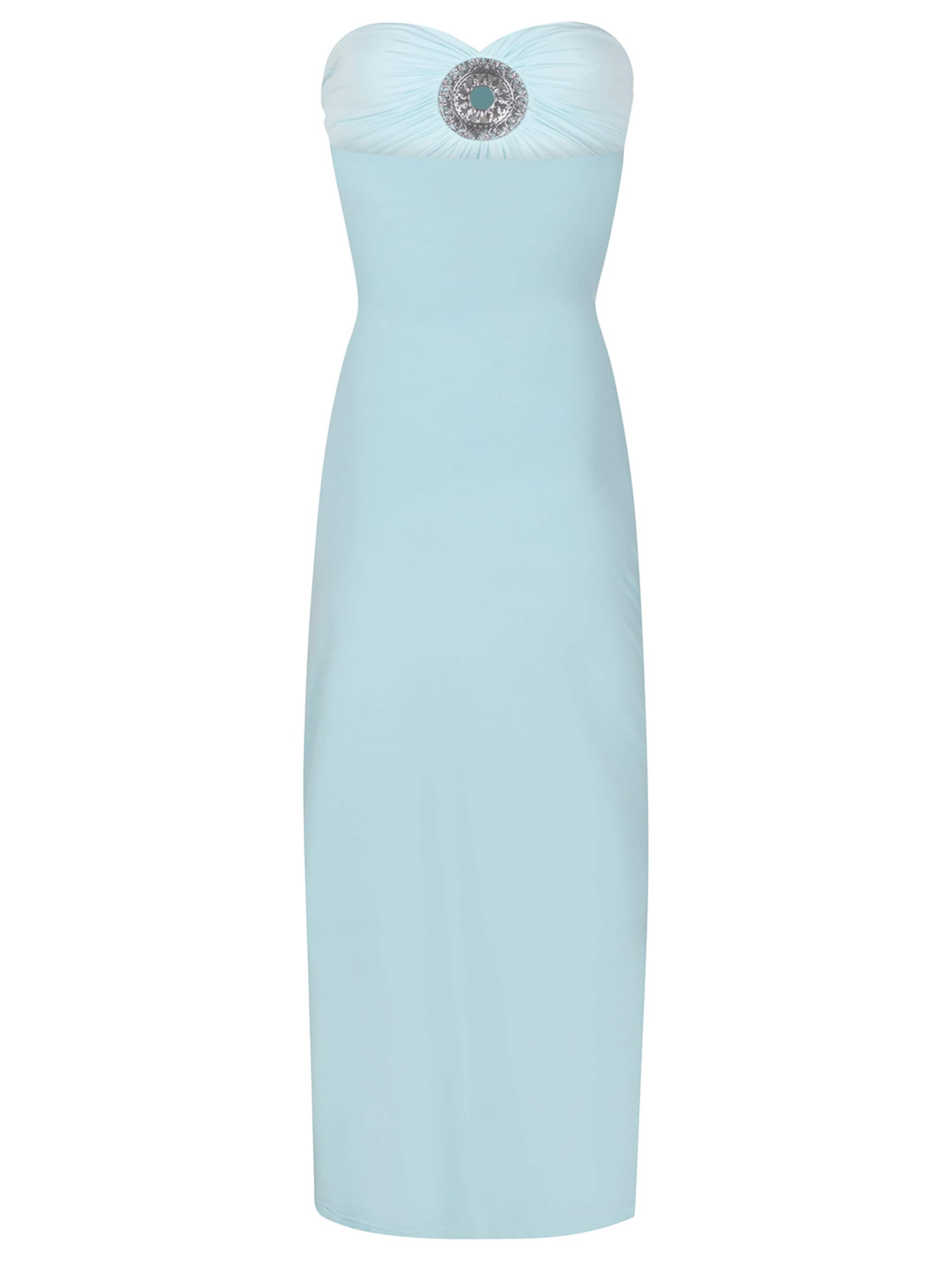 Chic by Lirette Dress 'Strapless dress Natural' in Blue