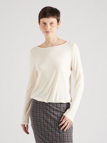 Part Two Blus 'Arina' i beige: framsida