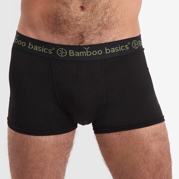 Bamboo basics Boxer shorts in Black: front