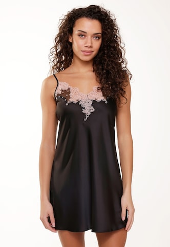 LingaDore Negligee in Black: front