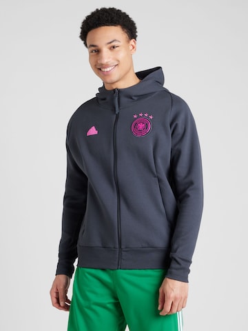 ADIDAS PERFORMANCE Sportsweatjacke 'DFB' in Grau: predná strana