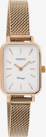 OOZOO Analog Watch in Gold: front