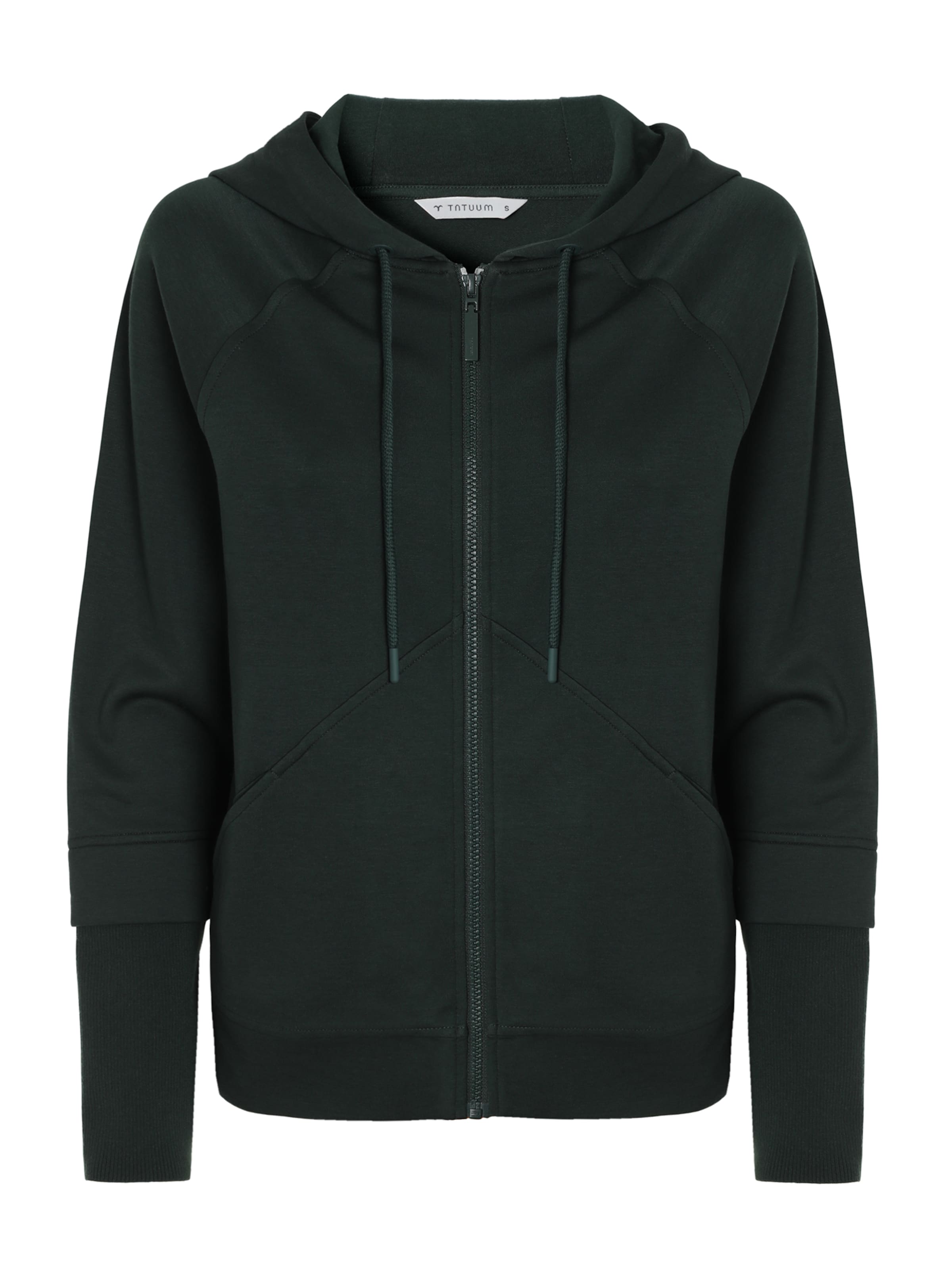 TATUUM Sweatjacke 'Walker' in Grün: Vorderseite