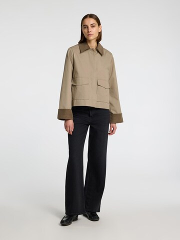 Veste mi-saison SELECTED en marron