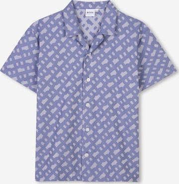 BOSS Tavaline suurus Triiksärk, värv sinine: eest vaates