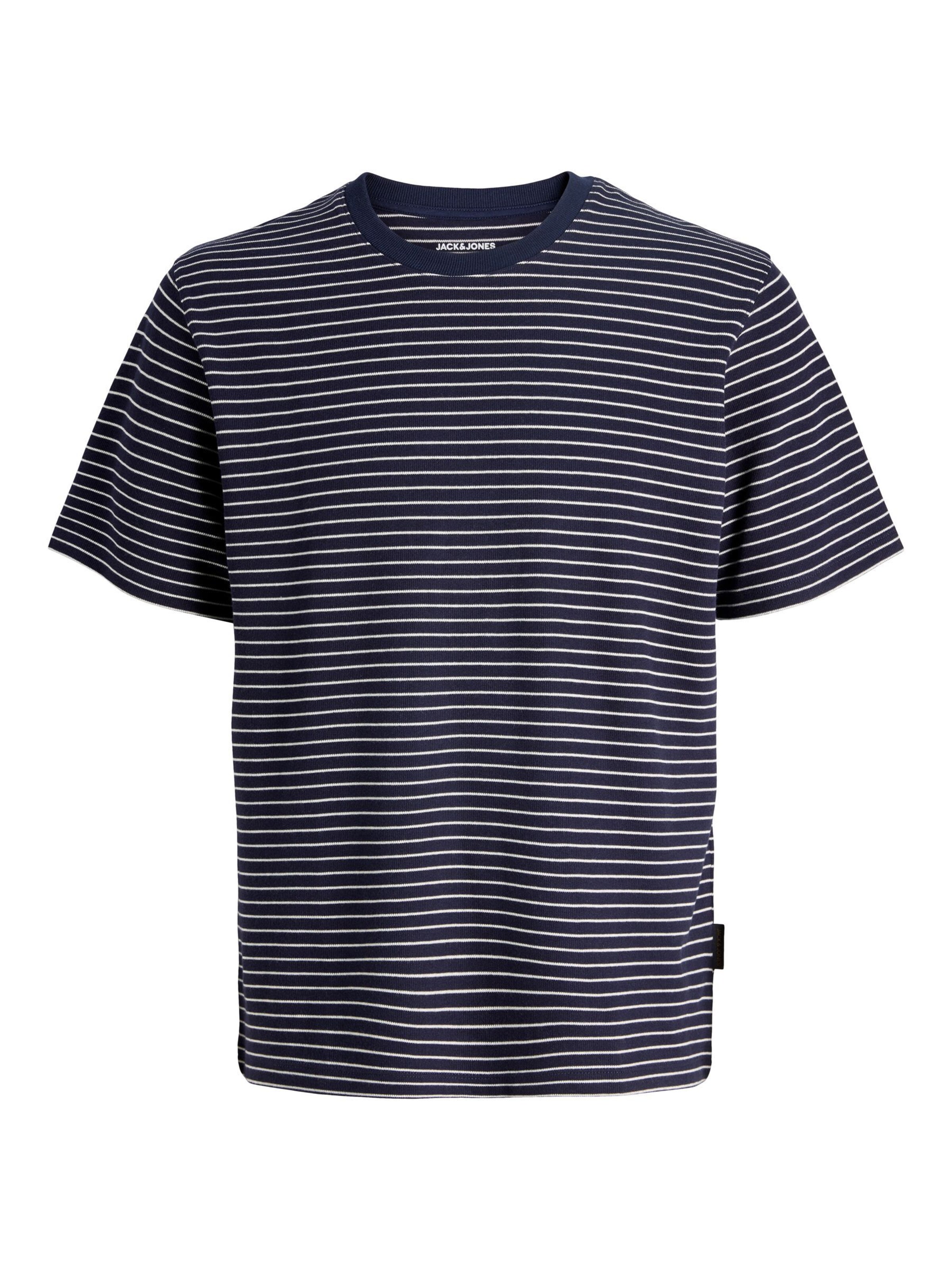 JACK & JONES Camiseta en navy / blanco, Vista del producto