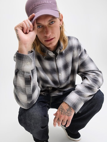 JACK & JONES Regular fit Πουκάμισο σε γκρι