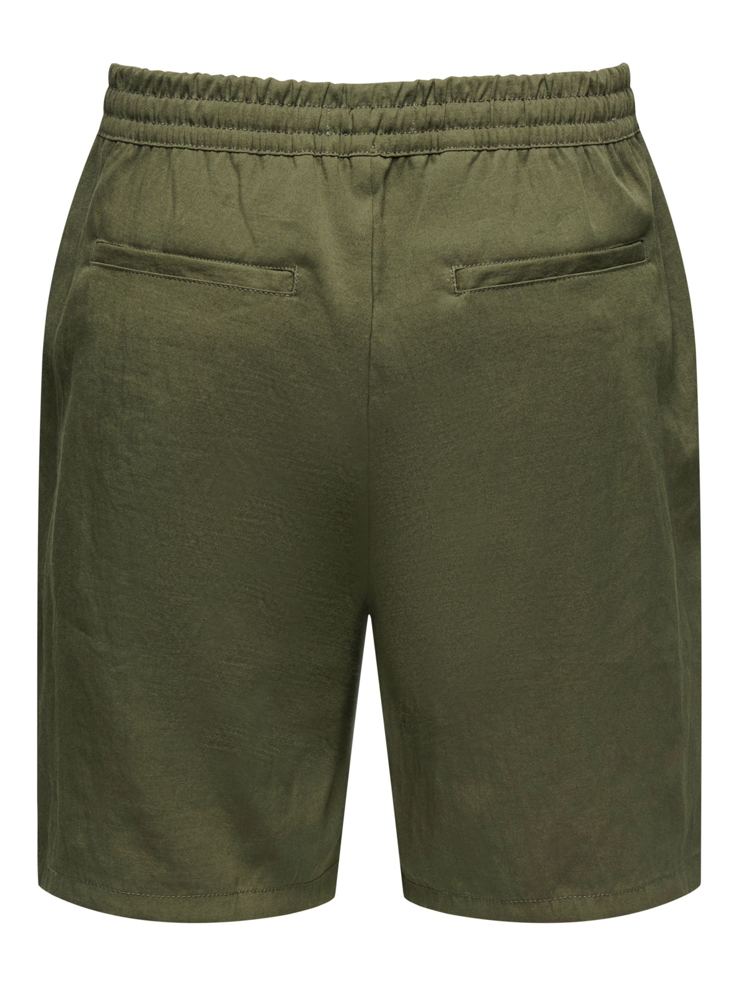 Only & Sons Regular Hose 'ONSWAKE' in Grün