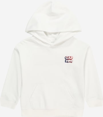 GAP Sweatshirt in Wit: voorkant