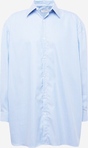 TOPMAN Comfort fit Button Up Shirt in Blue: front